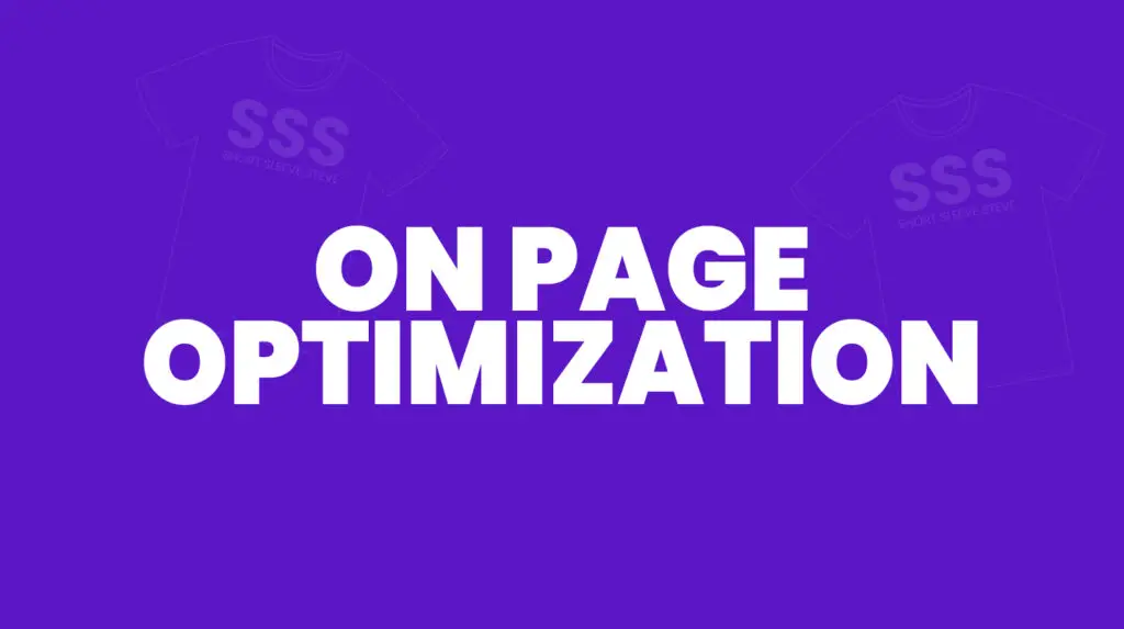 On page optimization techniques in digital marketing